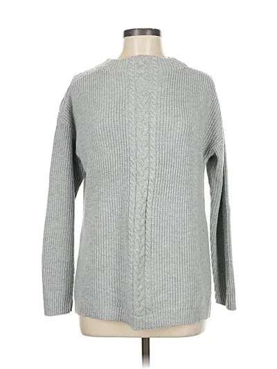 Pre-owned Talbots Pullover Sweater In Gray