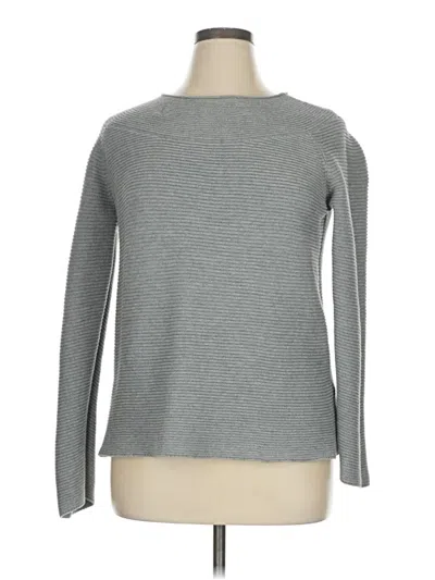 Pre-owned Talbots Pullover Sweater In Gray