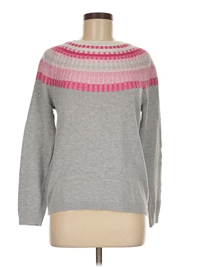 Pre-owned Talbots Pullover Sweater In Gray