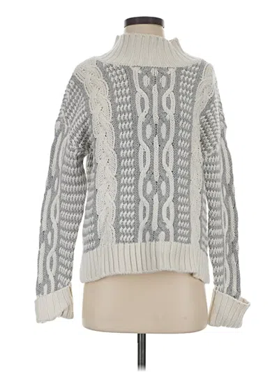 Pre-owned Talbots Pullover Sweater In Gray