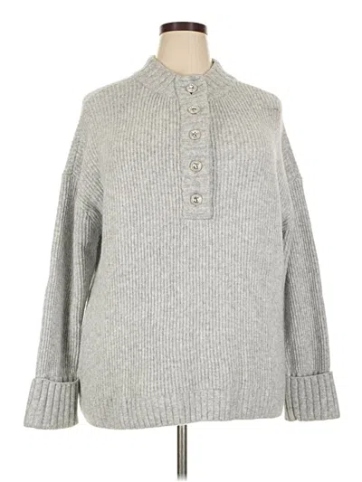 Pre-owned Talbots Pullover Sweater In Gray