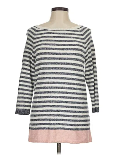 Pre-owned Talbots Pullover Sweater In Gray