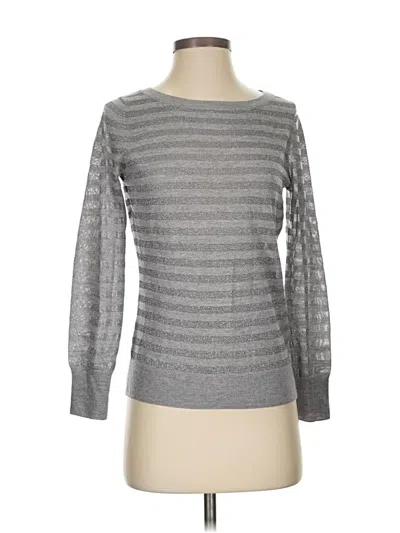 Pre-owned Talbots Pullover Sweater In Gray