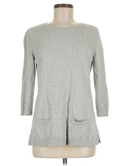 Pre-owned Talbots Pullover Sweater In Gray