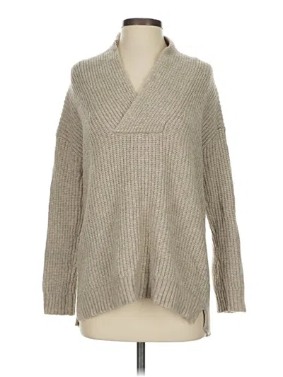 Pre-owned Talbots Pullover Sweater In Gray
