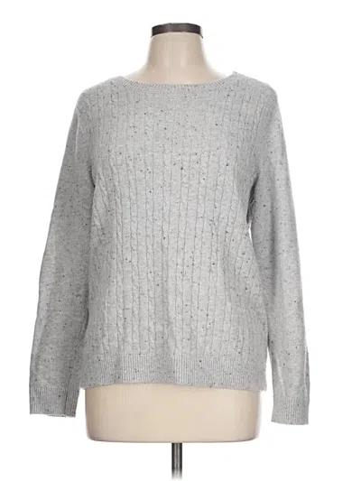 Pre-owned Talbots Pullover Sweater In Gray