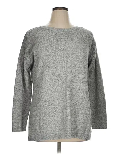Pre-owned Talbots Pullover Sweater In Gray