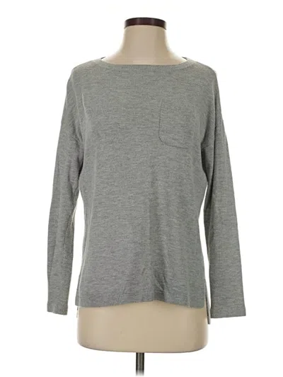 Pre-owned Talbots Pullover Sweater In Gray