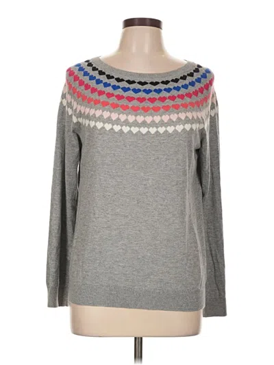 Pre-owned Talbots Pullover Sweater In Gray
