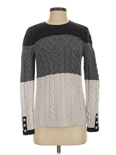 Pre-owned Talbots Pullover Sweater In Gray