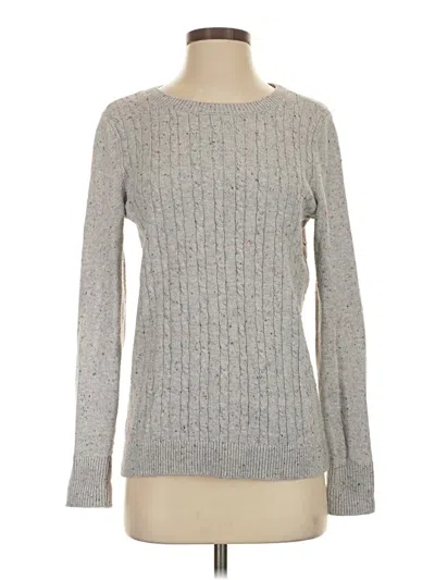 Pre-owned Talbots Pullover Sweater In Gray