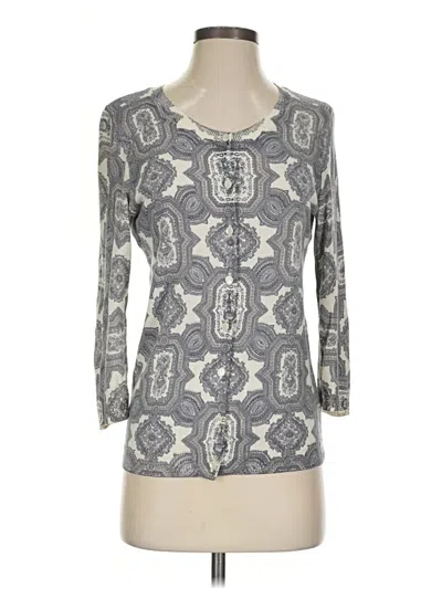 Pre-owned Talbots Pullover Sweater In Gray