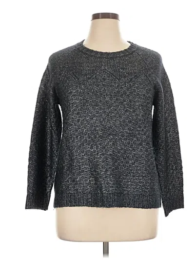 Pre-owned Talbots Pullover Sweater In Gray