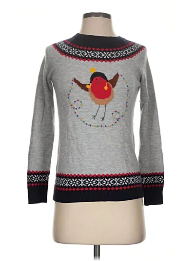Pre-owned Talbots Pullover Sweater In Gray