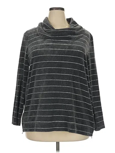 Pre-owned Talbots Pullover Sweater In Gray