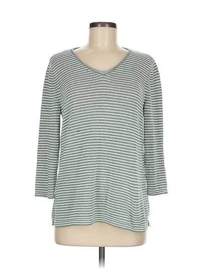 Pre-owned Talbots Pullover Sweater In Green