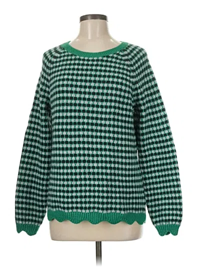 Pre-owned Talbots Pullover Sweater In Green