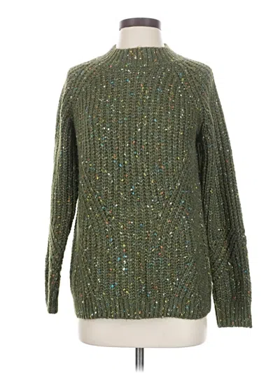 Pre-owned Talbots Pullover Sweater In Green