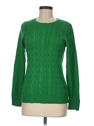Pre-owned Talbots Pullover Sweater In Green
