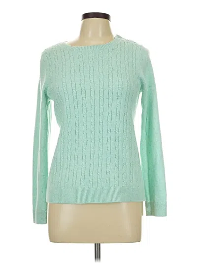 Pre-owned Talbots Pullover Sweater In Green