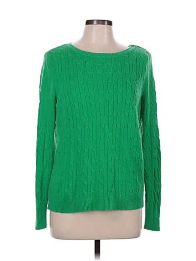 Pre-owned Talbots Pullover Sweater In Green