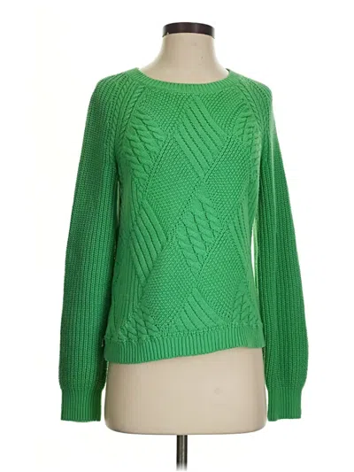Pre-owned Talbots Pullover Sweater In Green