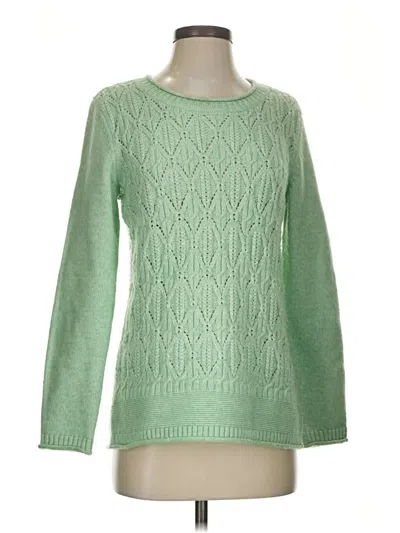 Pre-owned Talbots Pullover Sweater In Green