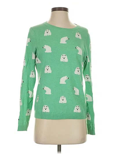 Pre-owned Talbots Pullover Sweater In Green