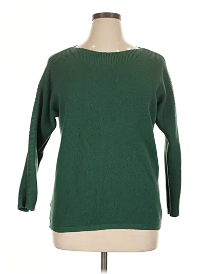 Pre-owned Talbots Pullover Sweater In Green