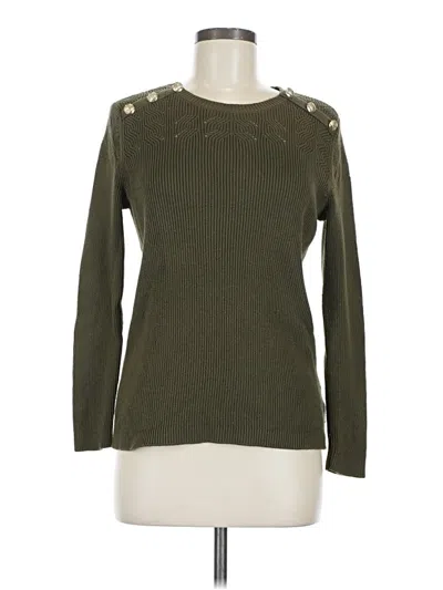 Pre-owned Talbots Pullover Sweater In Green