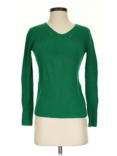Pre-owned Talbots Pullover Sweater In Green