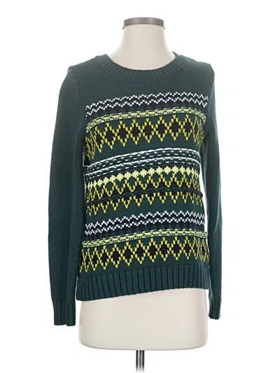Pre-owned Talbots Pullover Sweater In Green
