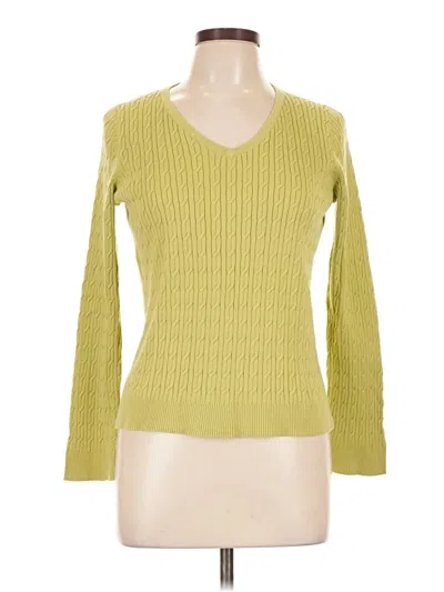 Pre-owned Talbots Pullover Sweater In Green