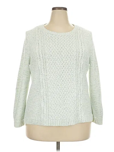 Pre-owned Talbots Pullover Sweater In Green