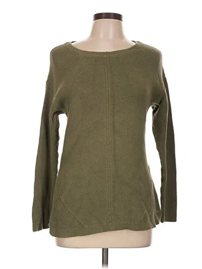 Pre-owned Talbots Pullover Sweater In Green