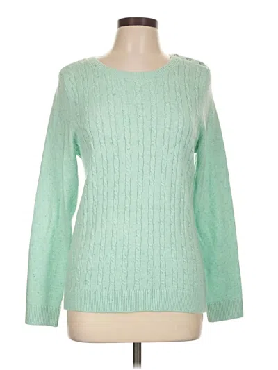 Pre-owned Talbots Pullover Sweater In Green