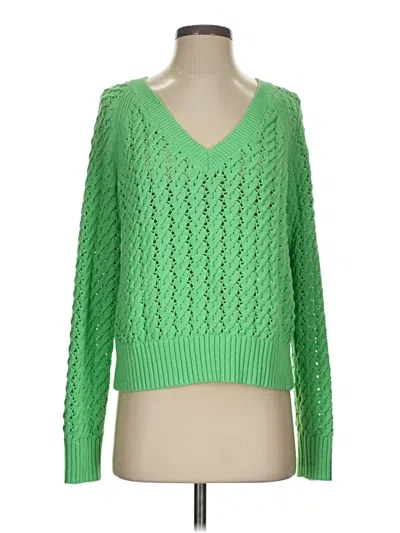 Pre-owned Talbots Pullover Sweater In Green