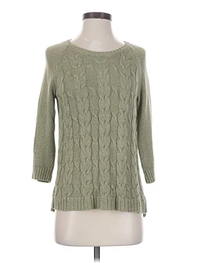 Pre-owned Talbots Pullover Sweater In Green