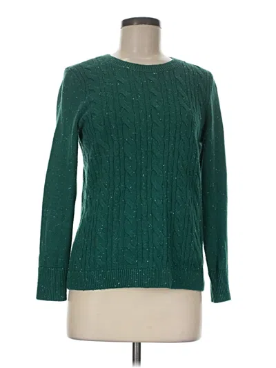 Pre-owned Talbots Pullover Sweater In Green