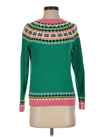 Pre-owned Talbots Pullover Sweater In Green