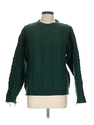 Pre-owned Talbots Pullover Sweater In Green