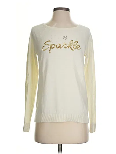 Pre-owned Talbots Pullover Sweater In Ivory