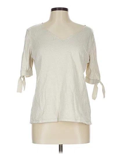 Pre-owned Talbots Pullover Sweater In Ivory