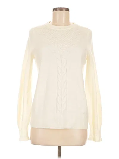 Pre-owned Talbots Pullover Sweater In Ivory