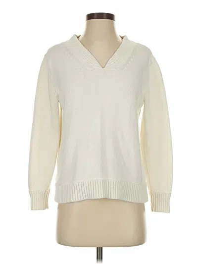 Pre-owned Talbots Pullover Sweater In Ivory