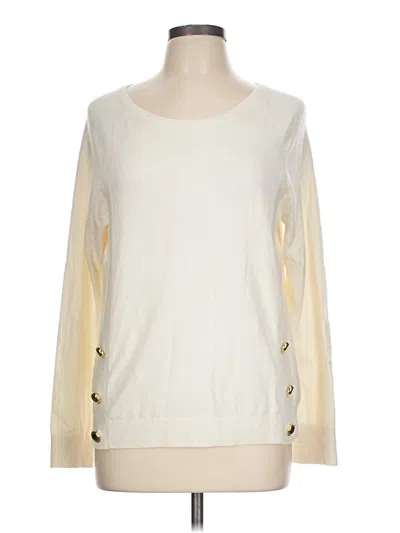 Pre-owned Talbots Pullover Sweater In Ivory