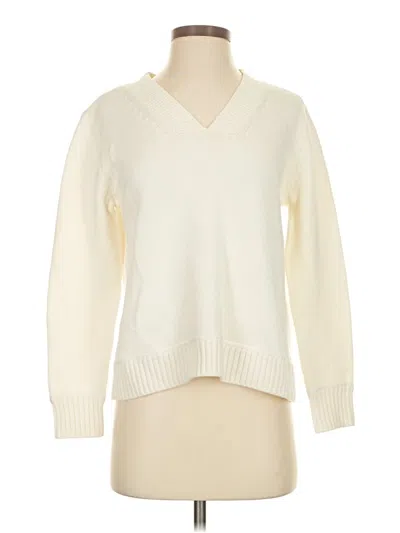 Pre-owned Talbots Pullover Sweater In Ivory
