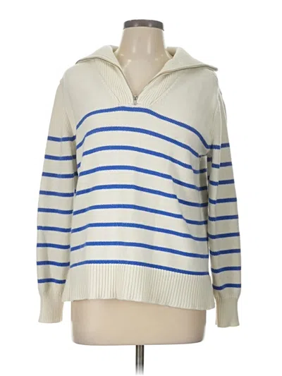Pre-owned Talbots Pullover Sweater In Ivory