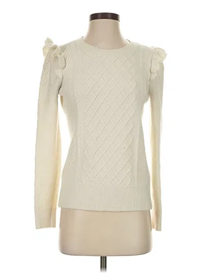 Pre-owned Talbots Pullover Sweater In Ivory