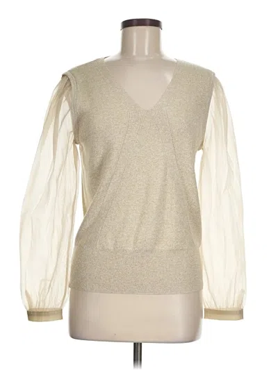 Pre-owned Talbots Pullover Sweater In Ivory
